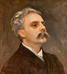Gabriel Fauré vers 1889 Portrait de Gabriel Fauré