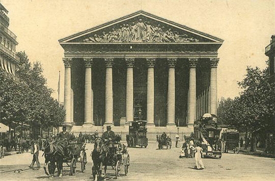 L'église de la Madeleine vers 1900 L'église de la Madeleine vers 1900